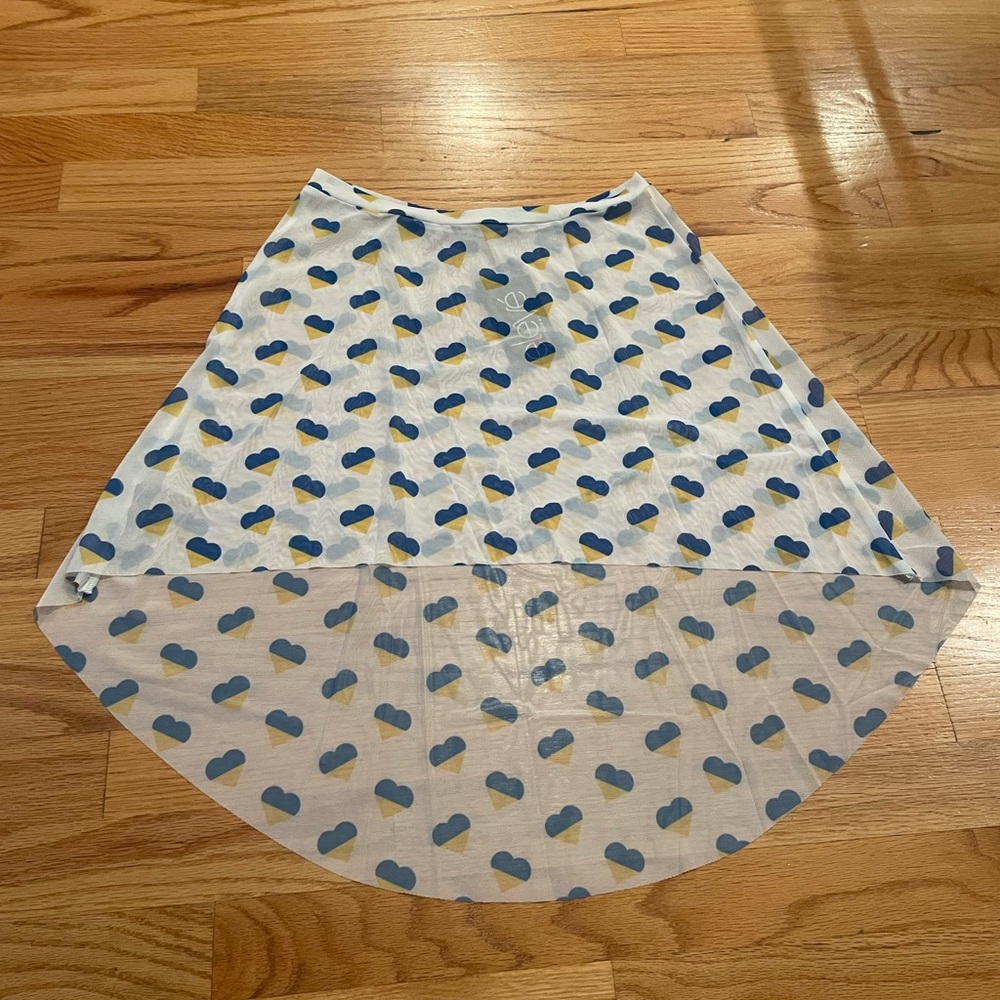 Élève Dancewear Mid Length High Low Skirt